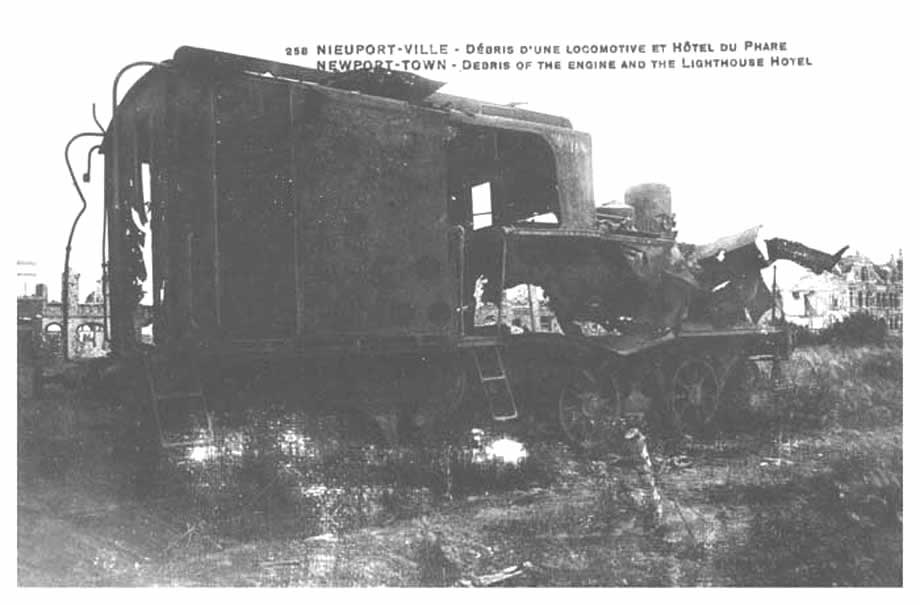 Vernieling station Nieuwpoort-Stad WOI